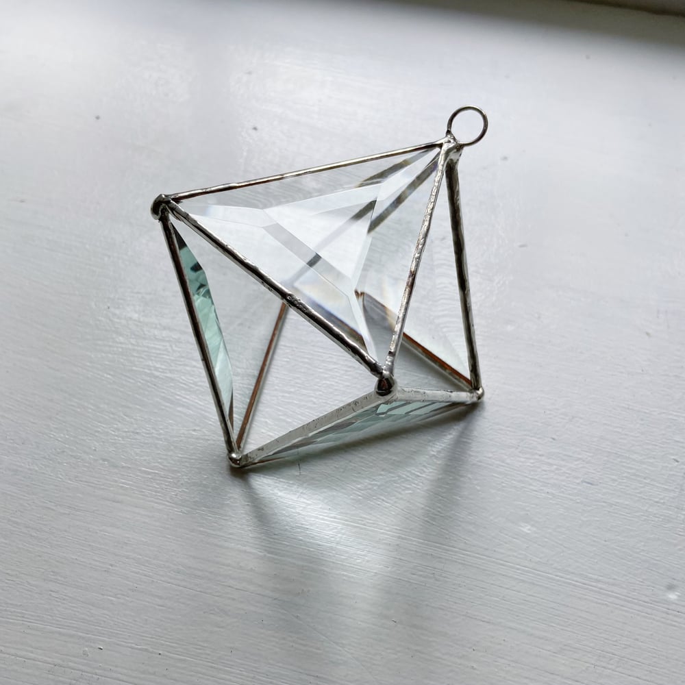 Image of 3D Disco Prism Ornaments - triangles
