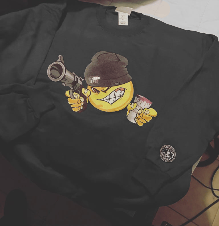 Image of MUDD BROZ Collab (MuddyCup) - Black Crewneck