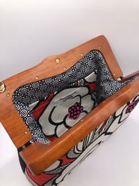 Image 4 of Outline Sketch Bold Flower Clutch