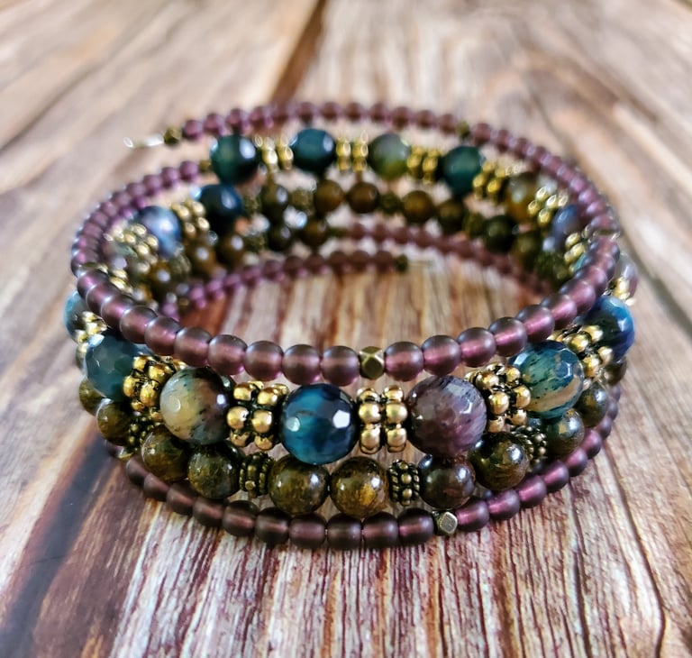 Regal Rainbow Wrap Bracelet