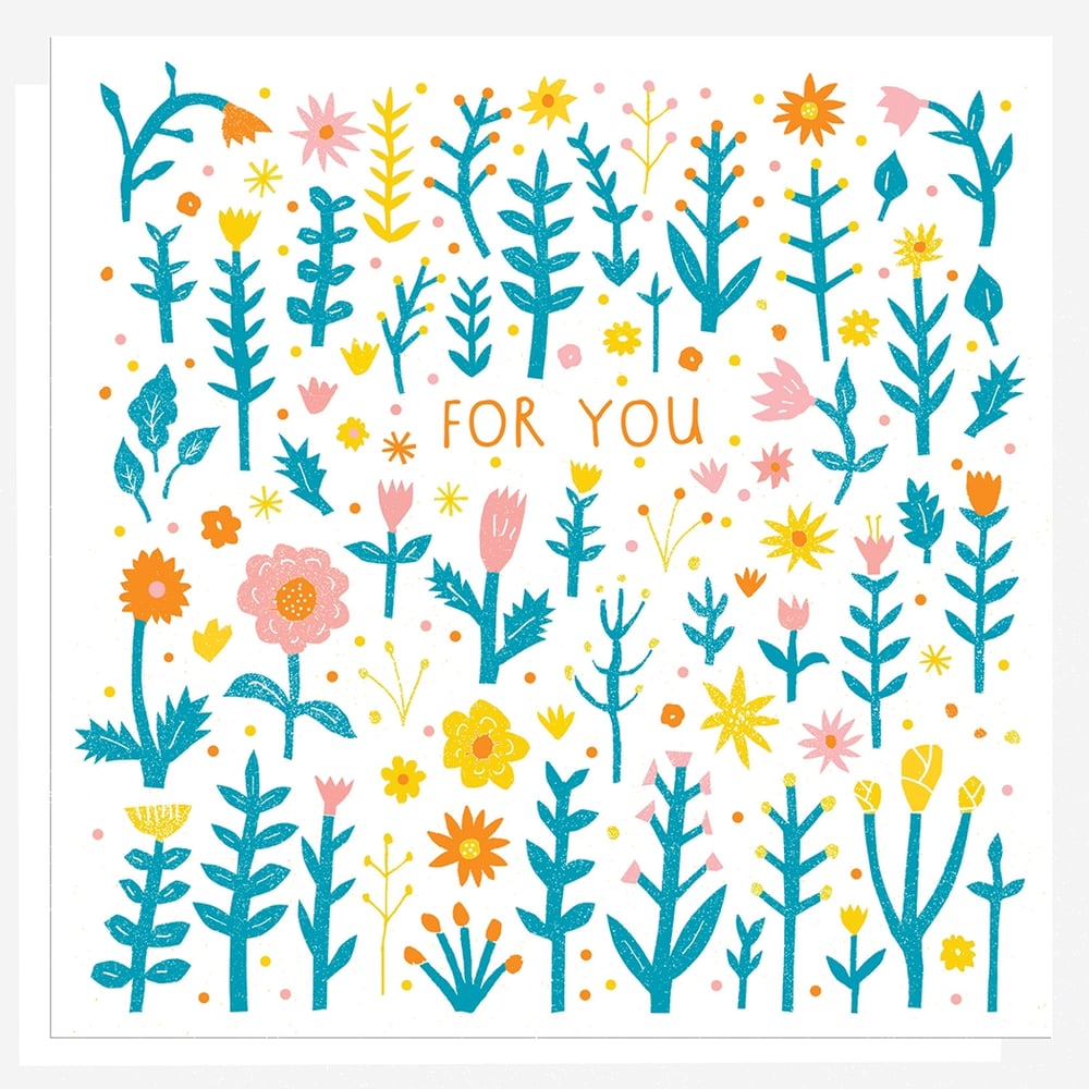 Image of For You Flowers Card
