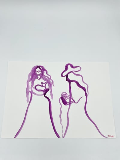 Image of Plum color Drawings 