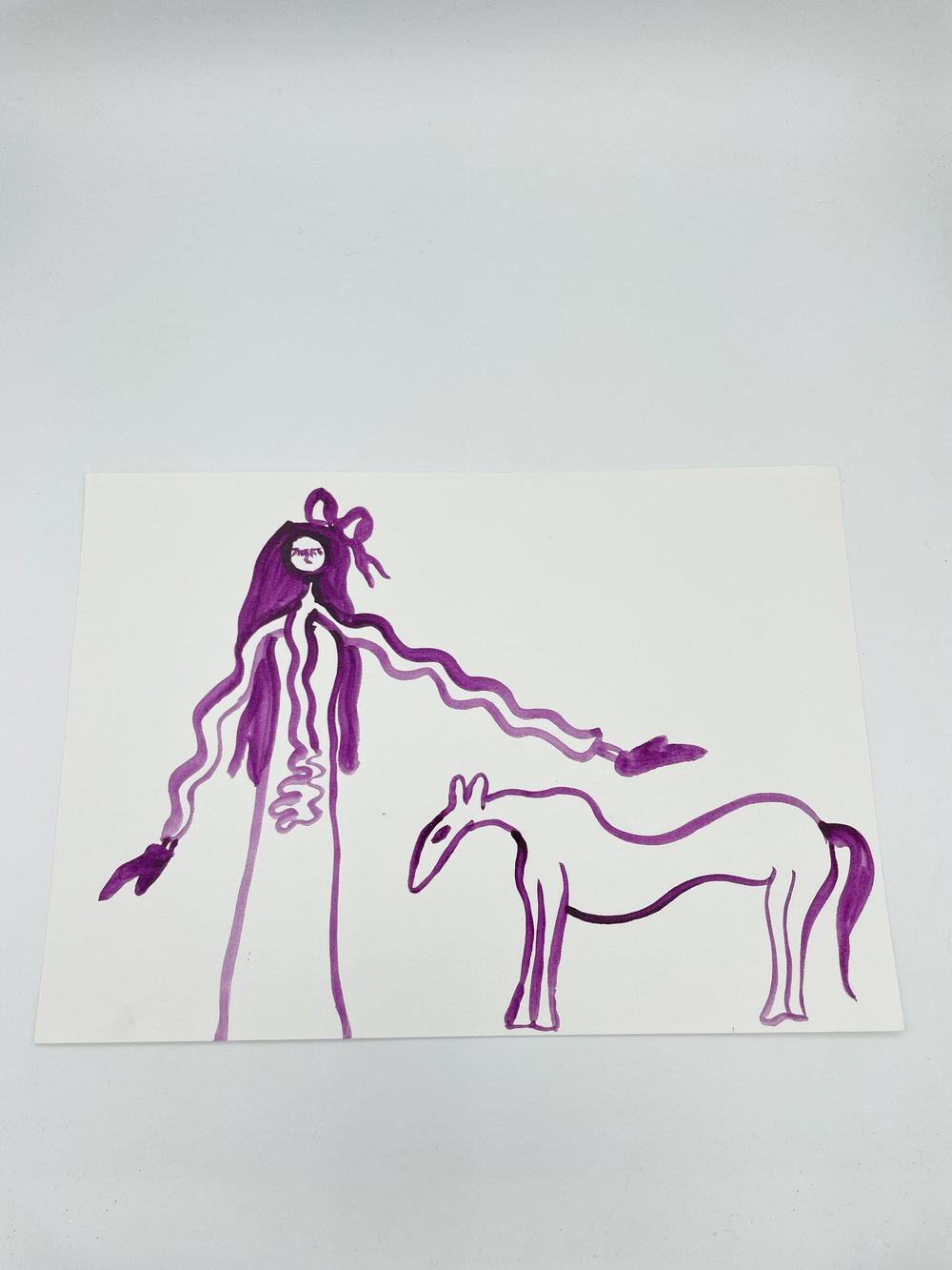 Image of Plum color Drawings 