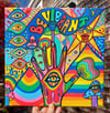 'Be Vibrant' Acrylic painting