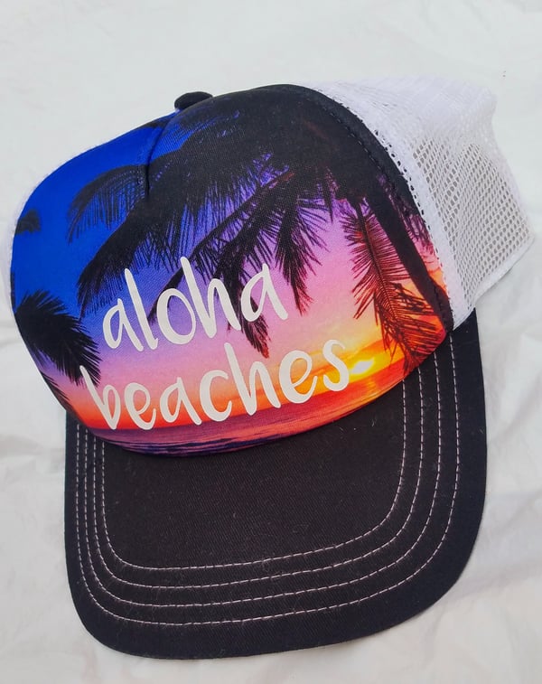 Image of Aloha Beaches Trucker Hat