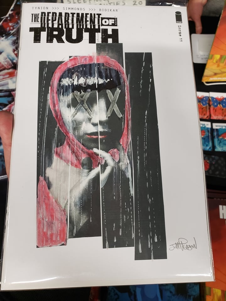 Image of John J. Pearson - Department of Truth Commissions 6x9/ Blank Cover (Thought Bubble Exclusive)
