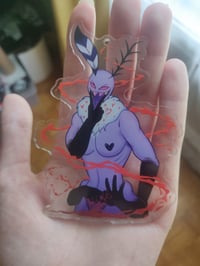 Image 2 of 18+ Lewd Valentino - Acrylic Charm Keychain