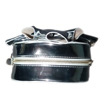 Image 4 of SILVER GLITZ UNIQUE RIBBON HAND BAG PURSE