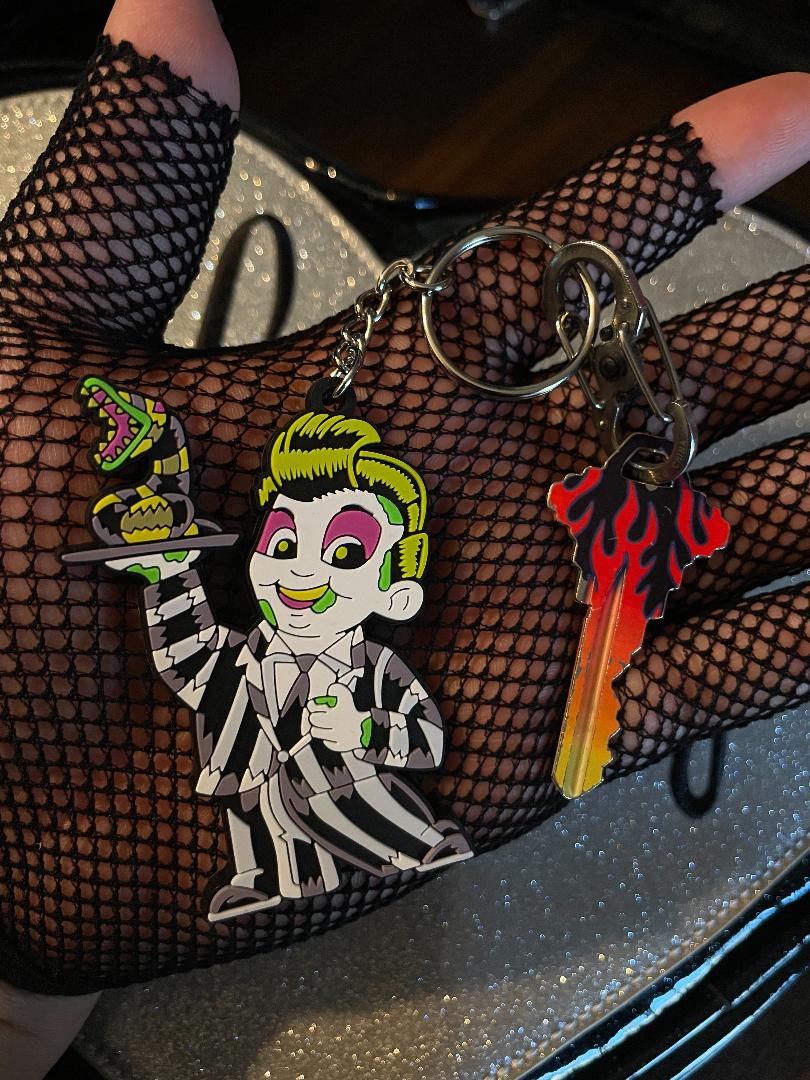 Beetlejuice Big Boy PVC Keychain