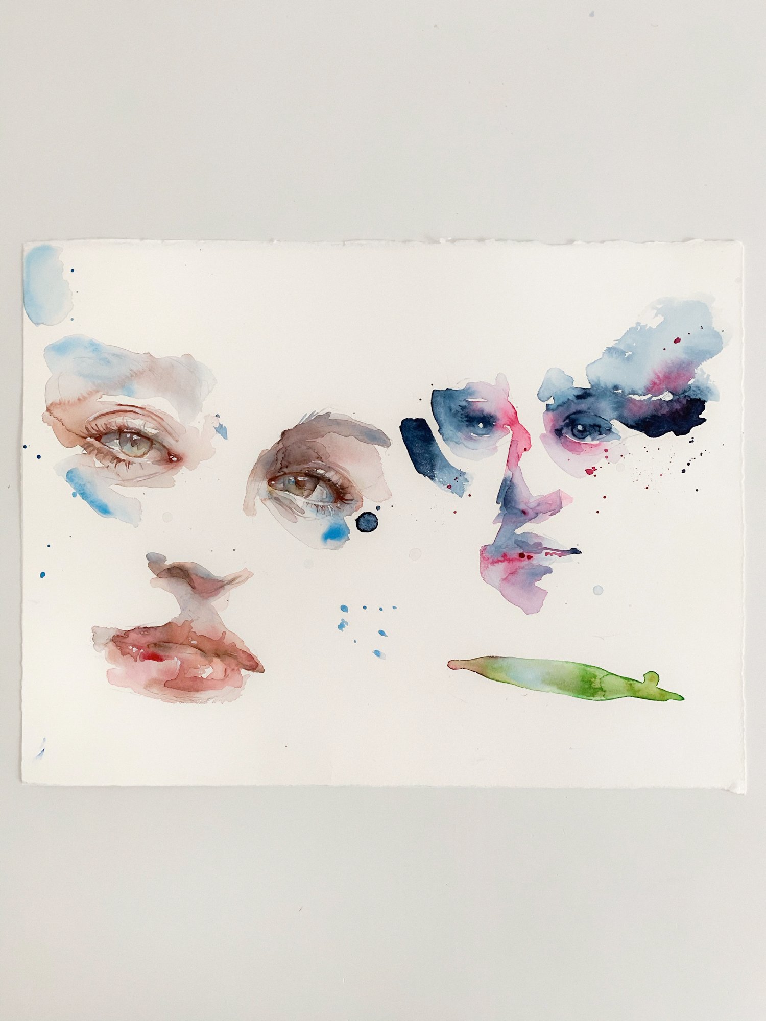 Agnes-Cecile style studies (42x30 cm)