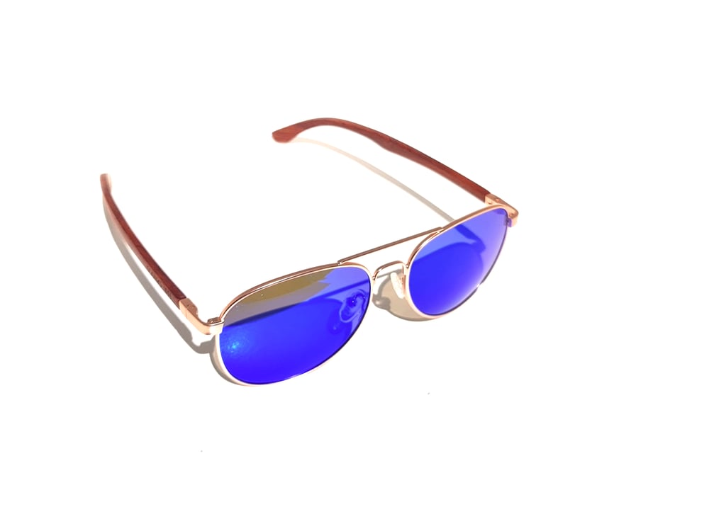 Image of "La plage" Sunglasses Royal Blue