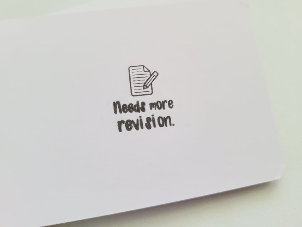 Needs More Revision Stamp