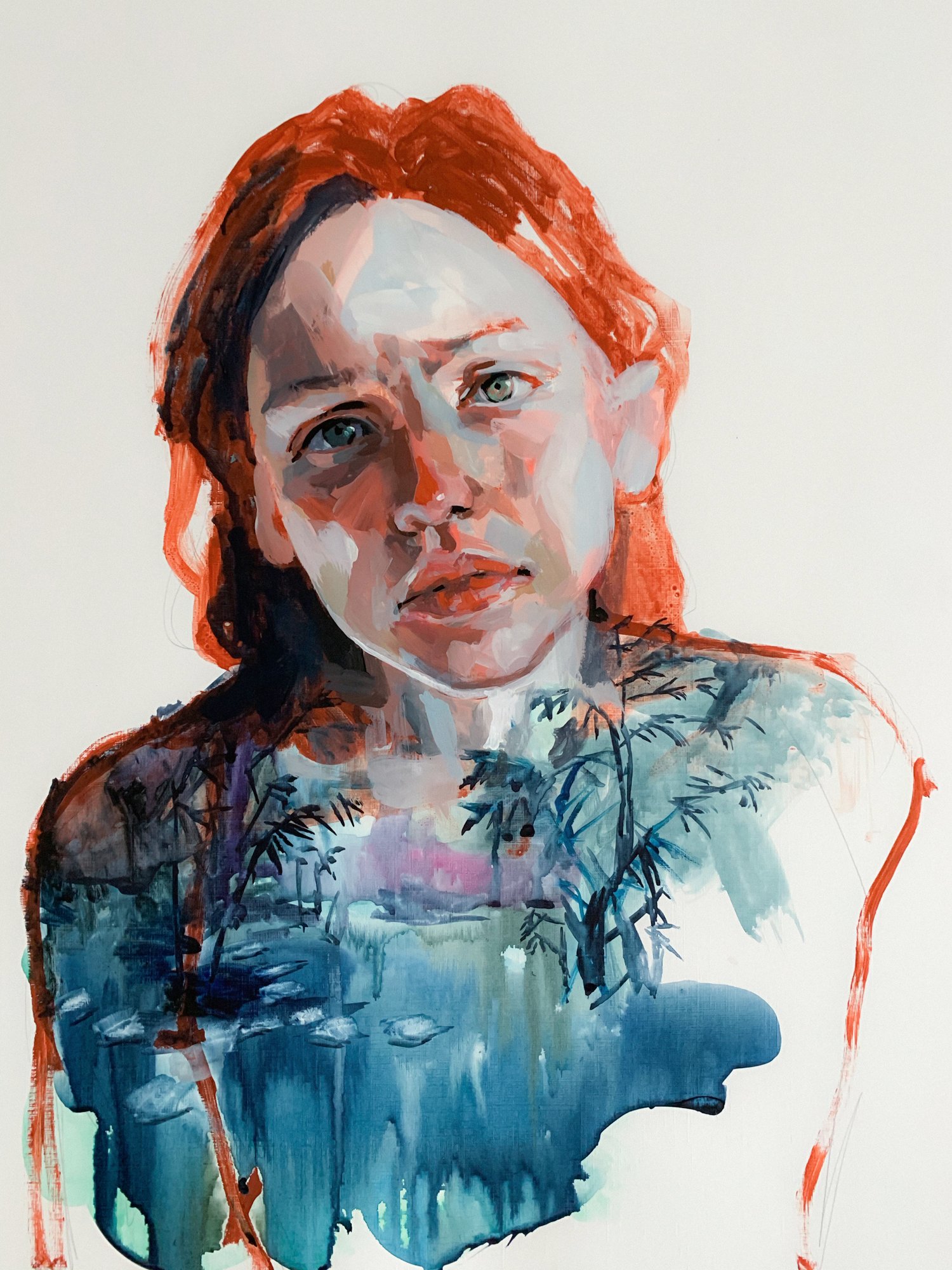 Agnes-Cecile lagoon (40x50 cm)