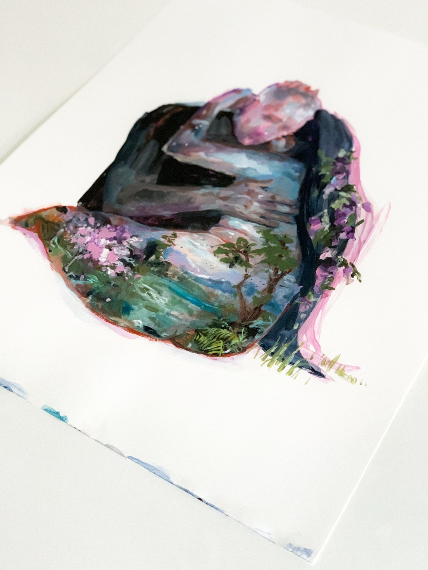 Agnes-Cecile embrace nature (40x50 cm)