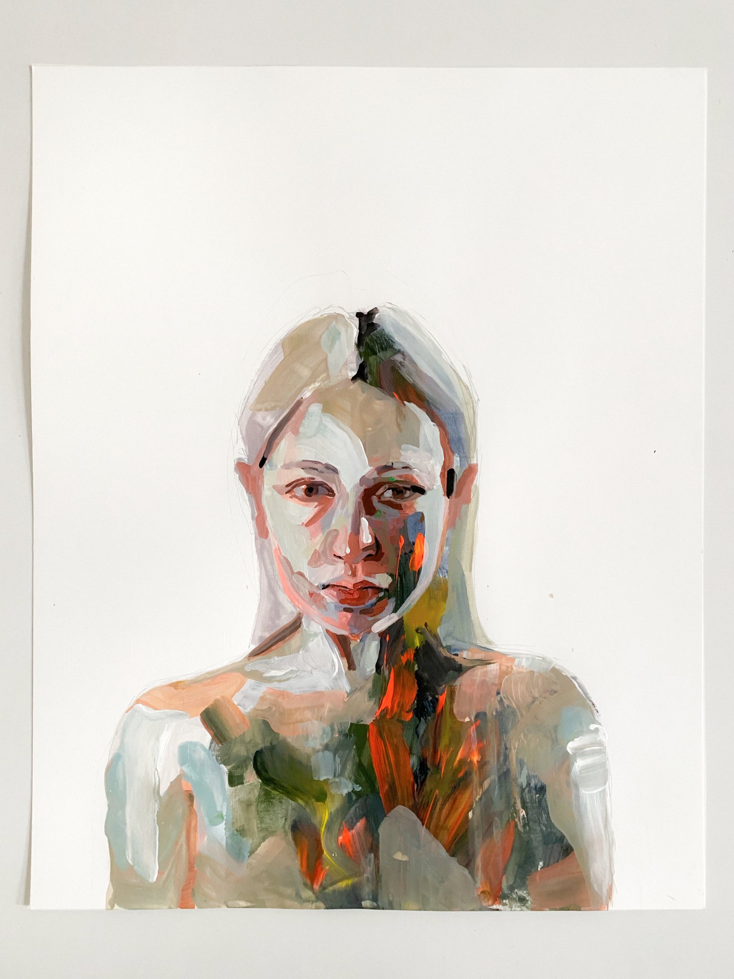 Agnes-Cecile shiro 白 (40x50 cm)