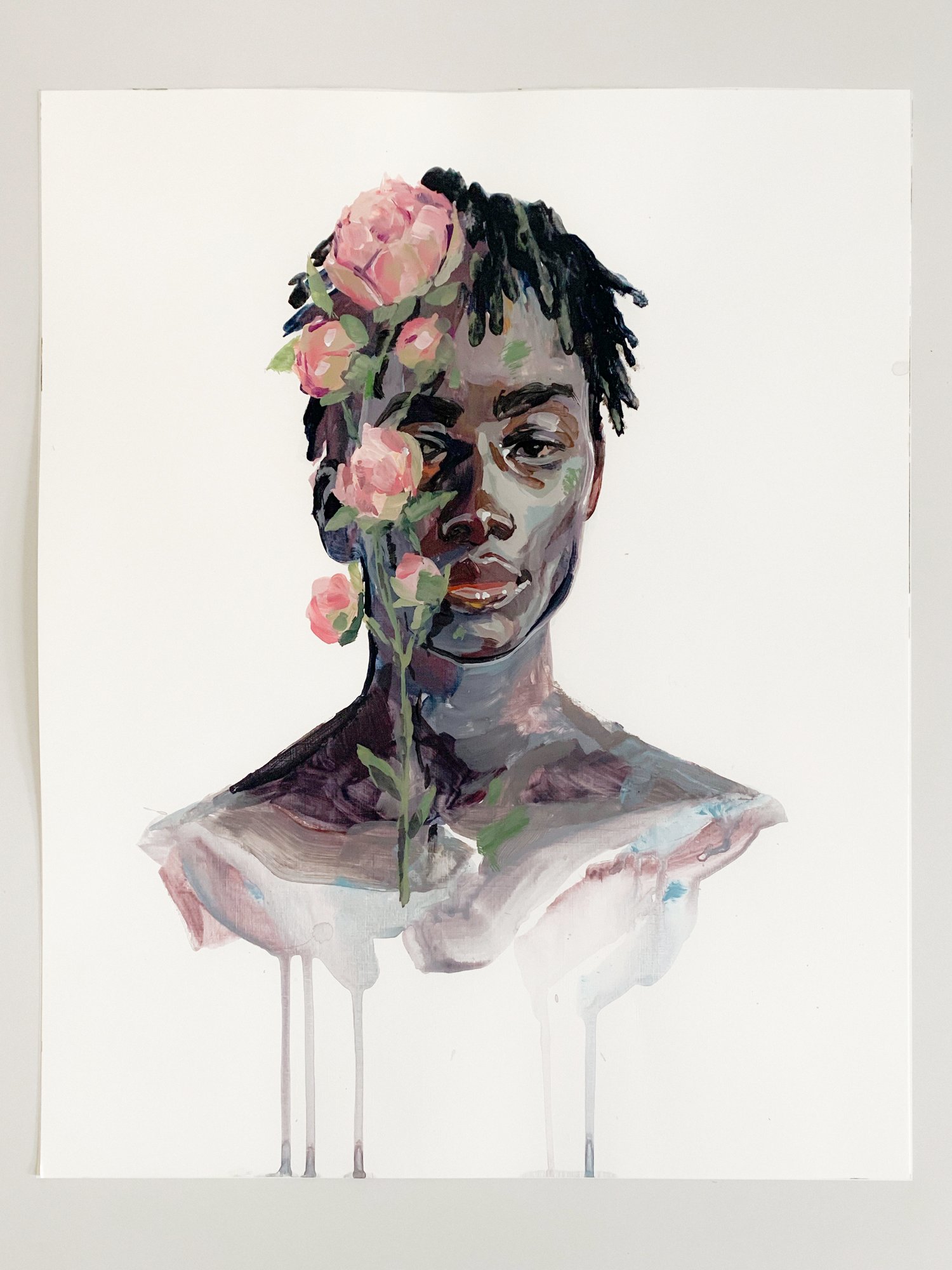 Agnes-Cecile flower boy I (40x50 cm)