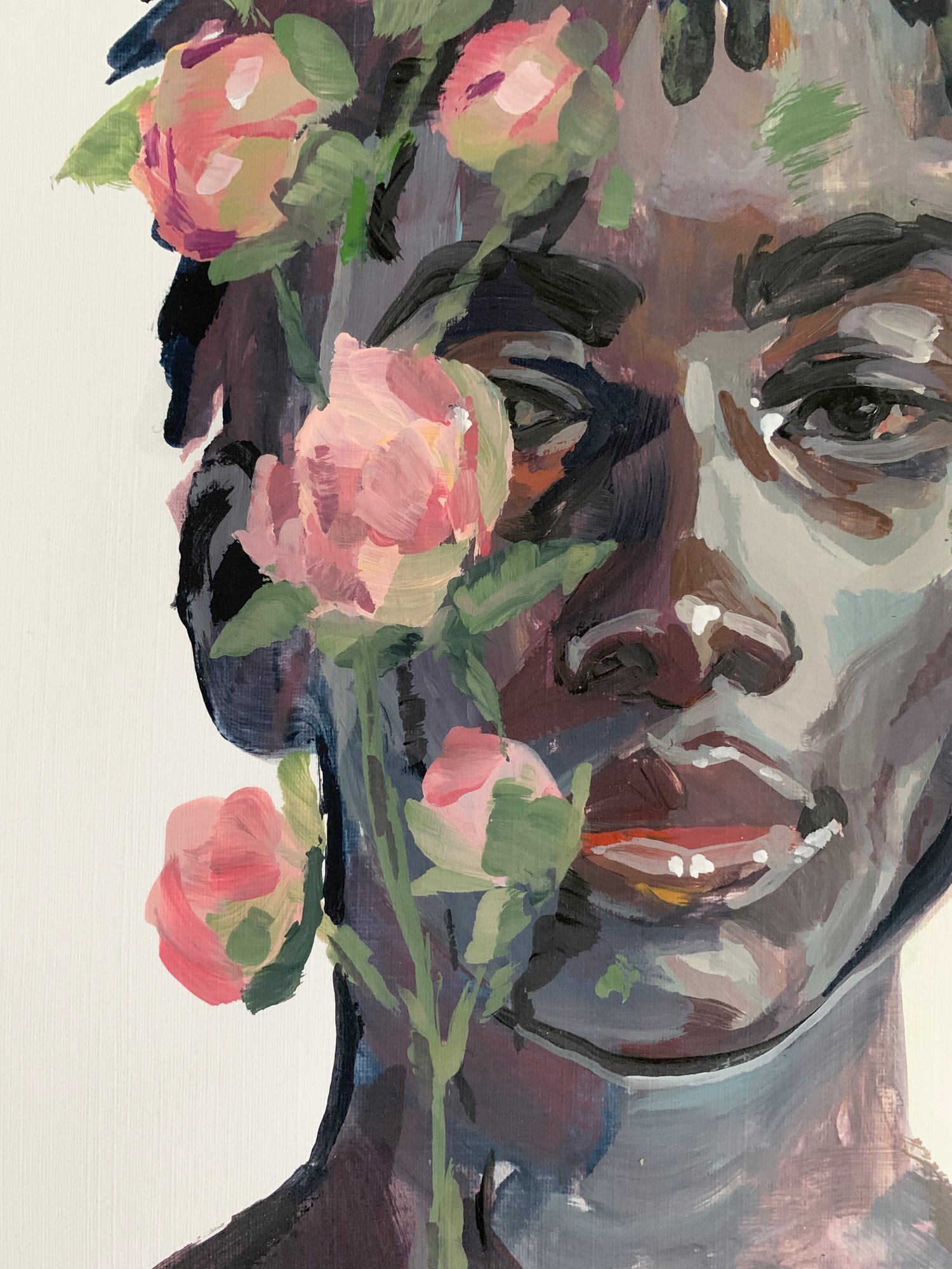 Agnes-Cecile flower boy I (40x50 cm)