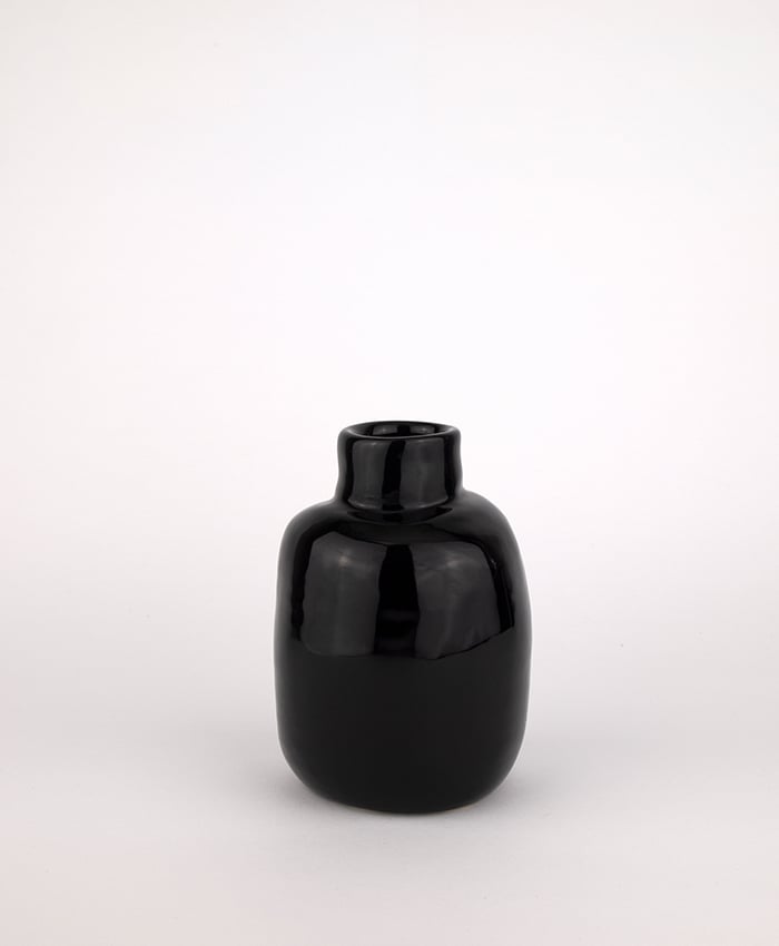 Black Bottle Vases