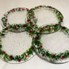 Christmas Wreath coasters 