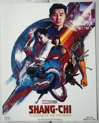 Florian Munteanu Signed Shang Chi 10x8