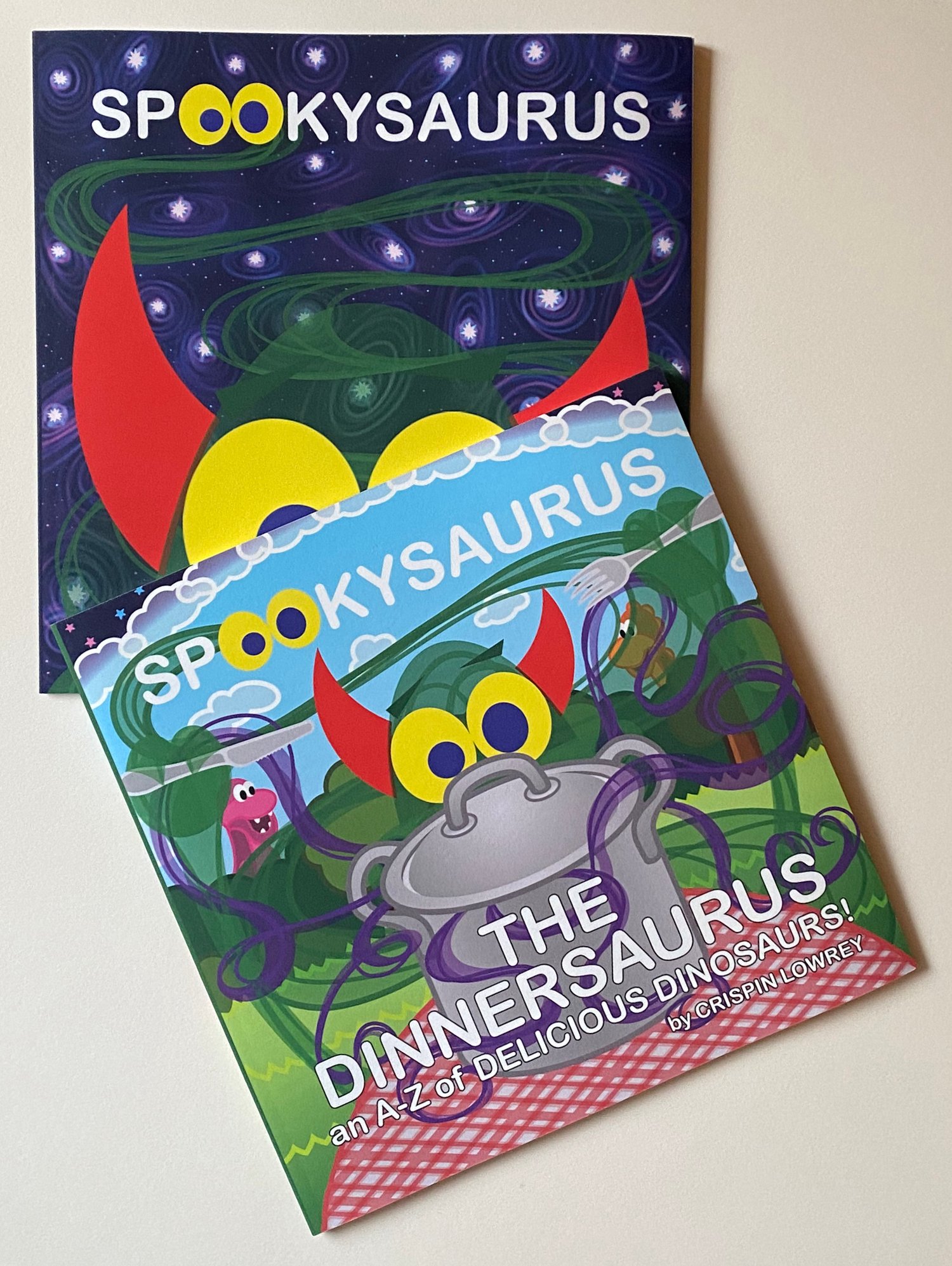 Image of THE SPOOKYSAURUS & THE DINNERSAURUS (2 Book Set)*