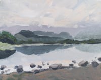 Image 1 of Evening Light at Elterwater (Framed Original)