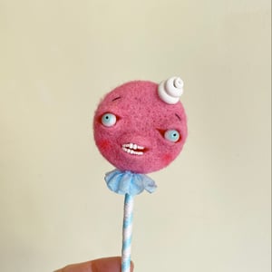 Image of Lollipop Surrealist Sucker in Raspberry