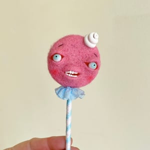 Image of Lollipop Surrealist Sucker in Raspberry