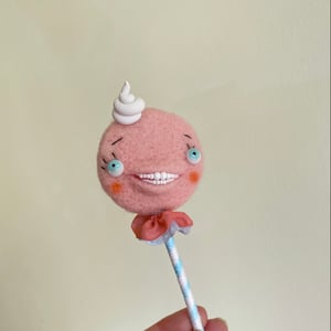 Image of Lollipop Surrealist Sucker in Strawberry