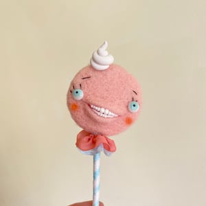 Image of Lollipop Surrealist Sucker in Strawberry