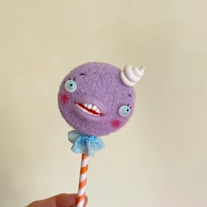 Image of Lollipop Surrealist Sucker in Lavender 