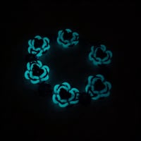 Image 2 of Glow-in-the-Dark Rosette Bracelet