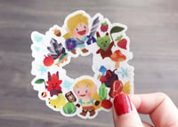 Image 1 of Legend of Zelda Breath of the Wild CLEAR vinyl sticker