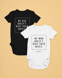 Image 5 of Keep Your Advice Baby Onesie 