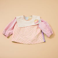 Image 1 of Clown Blouse Peaches and Stripes