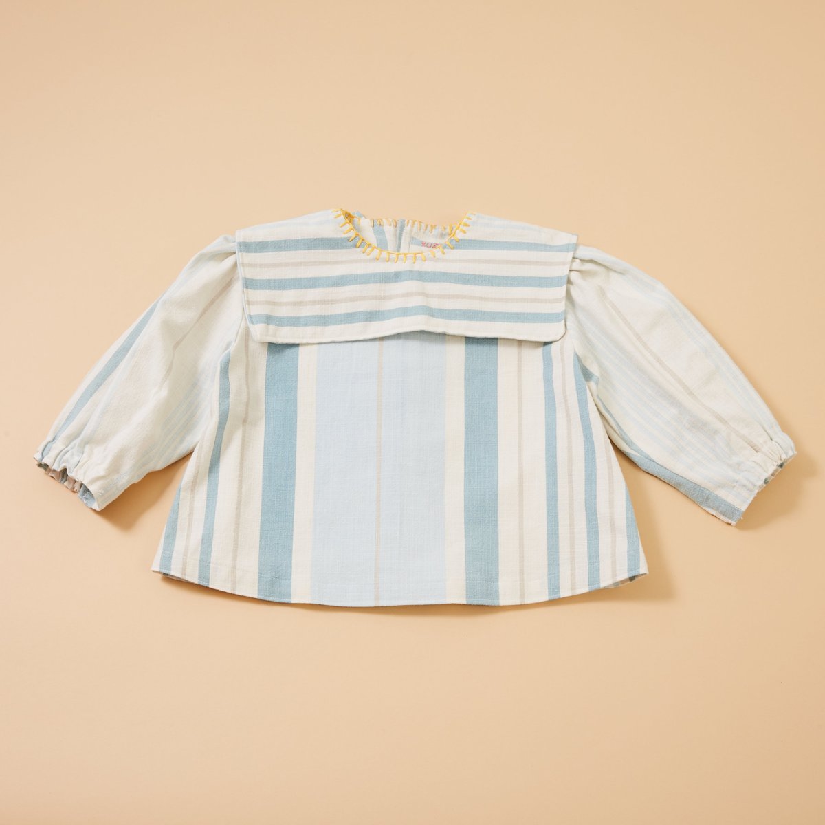 Image of Clown Blouse Blue Stripes