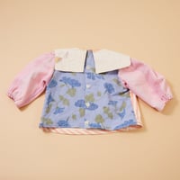 Image 2 of Clown Blouse Peaches and Stripes