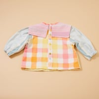 Image 2 of Clown Blouse Lemonade Check