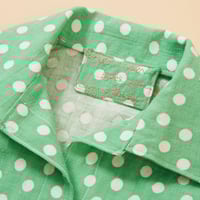 Image 3 of Polka Dot Border Stripe Bowling Shirt
