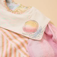 Image 3 of Clown Blouse Peaches and Stripes
