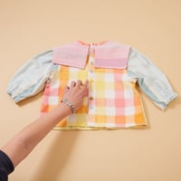 Image 3 of Clown Blouse Lemonade Check