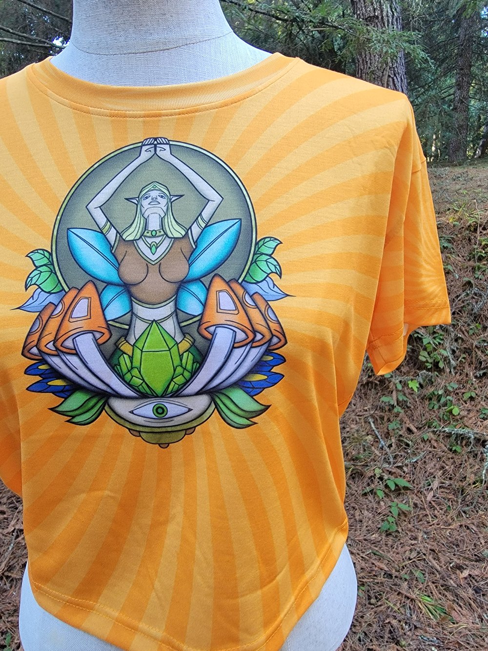 Image of Hooping fairy mushroom shirts