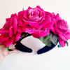 Frida Inspired "real touch" floral hairband.