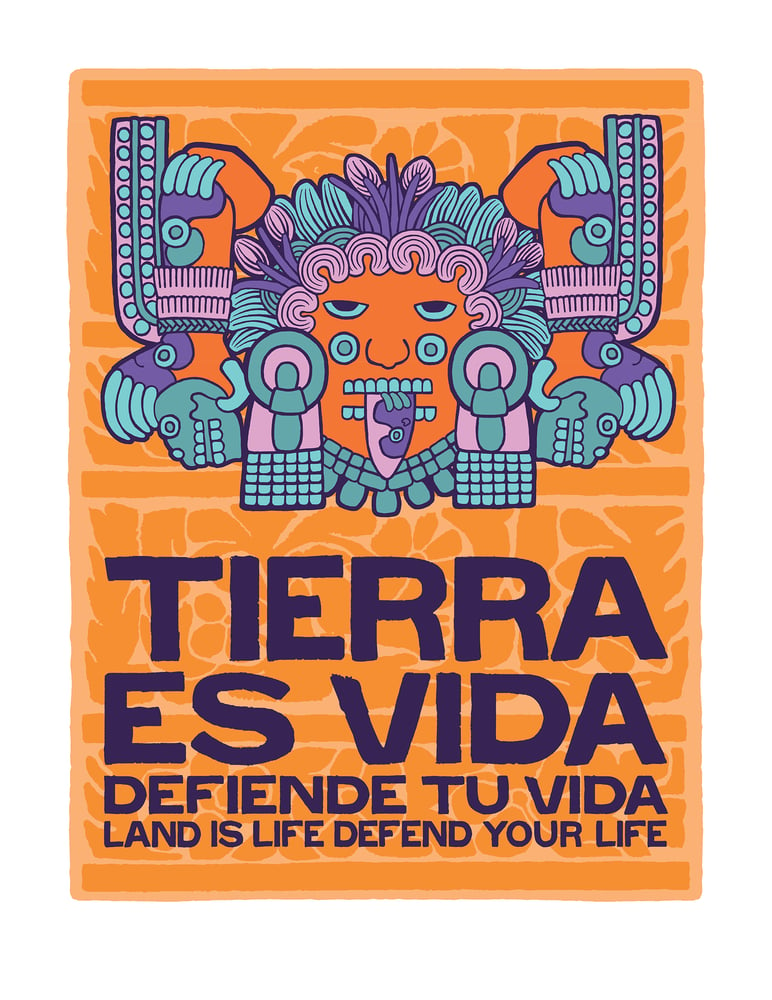 Image of Tlaltecuhtli - Tierra es Vida (Small print, 2021)