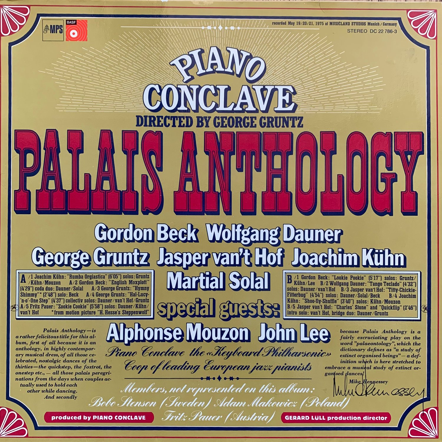Piano Conclave - Palais Anthology (MPS Records - 1975)