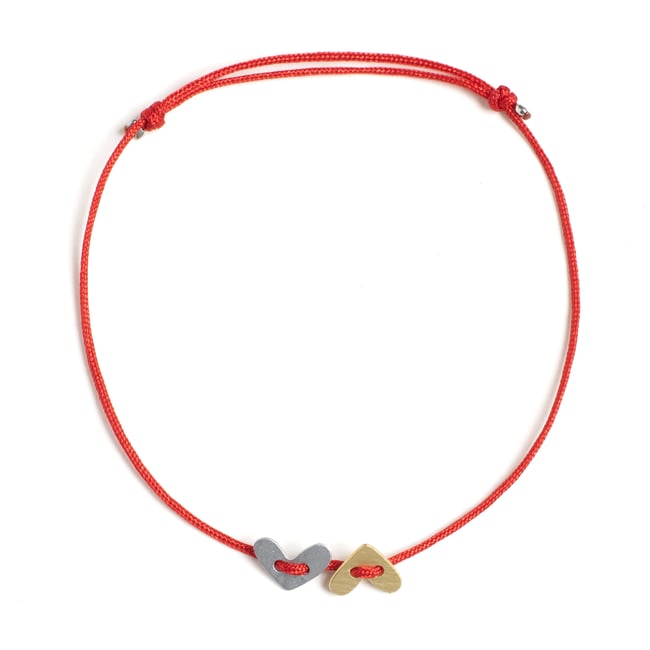 BRACCIALE ARCAICA CUORE DOPPIO