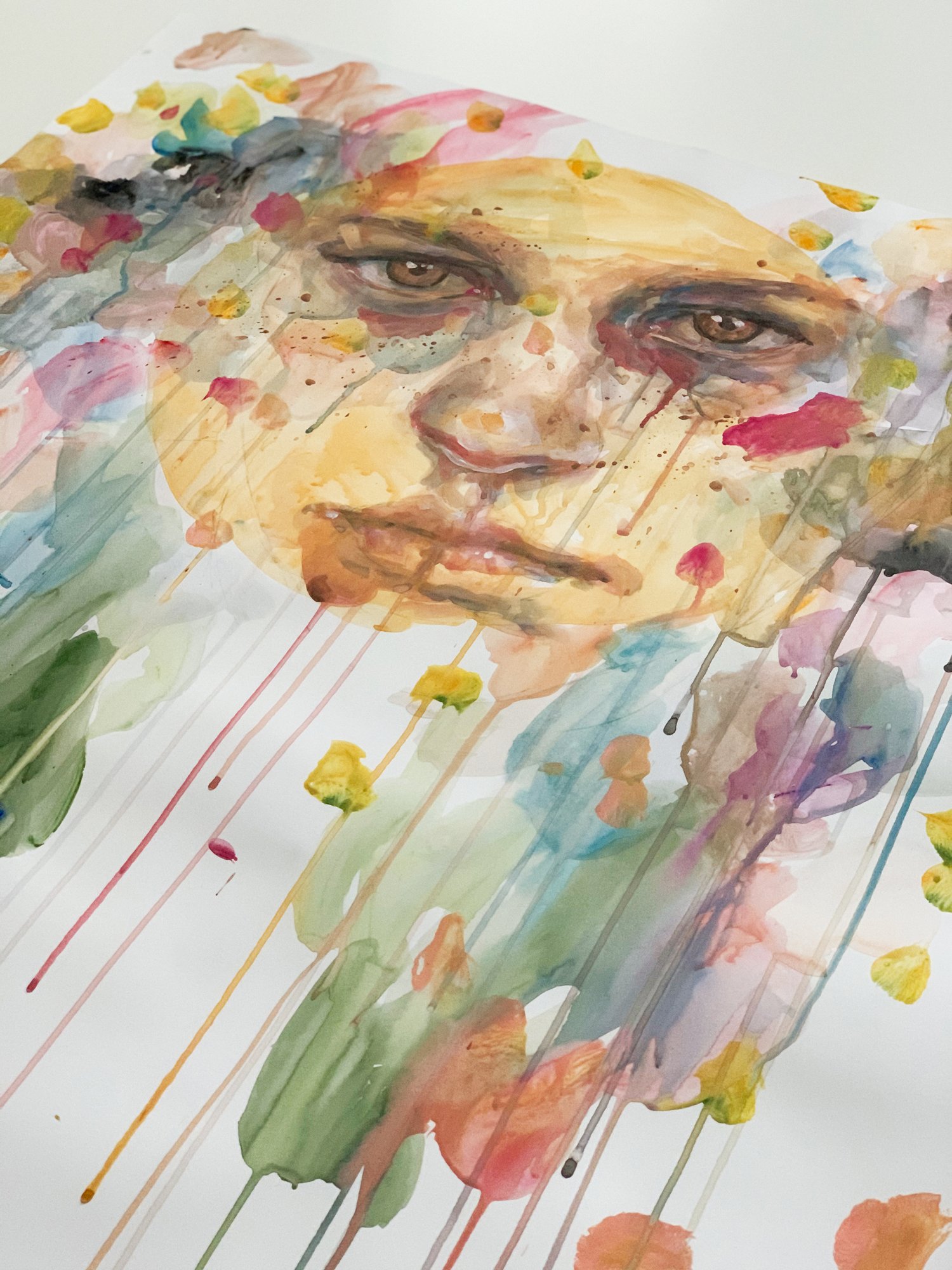 Agnes-Cecile colorful sun (70x100 cm)