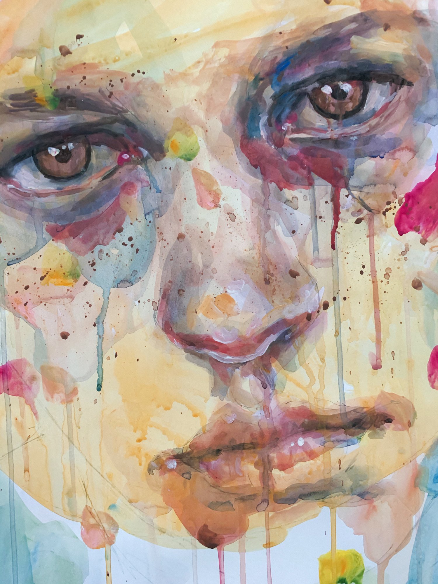 Agnes-Cecile colorful sun (70x100 cm)