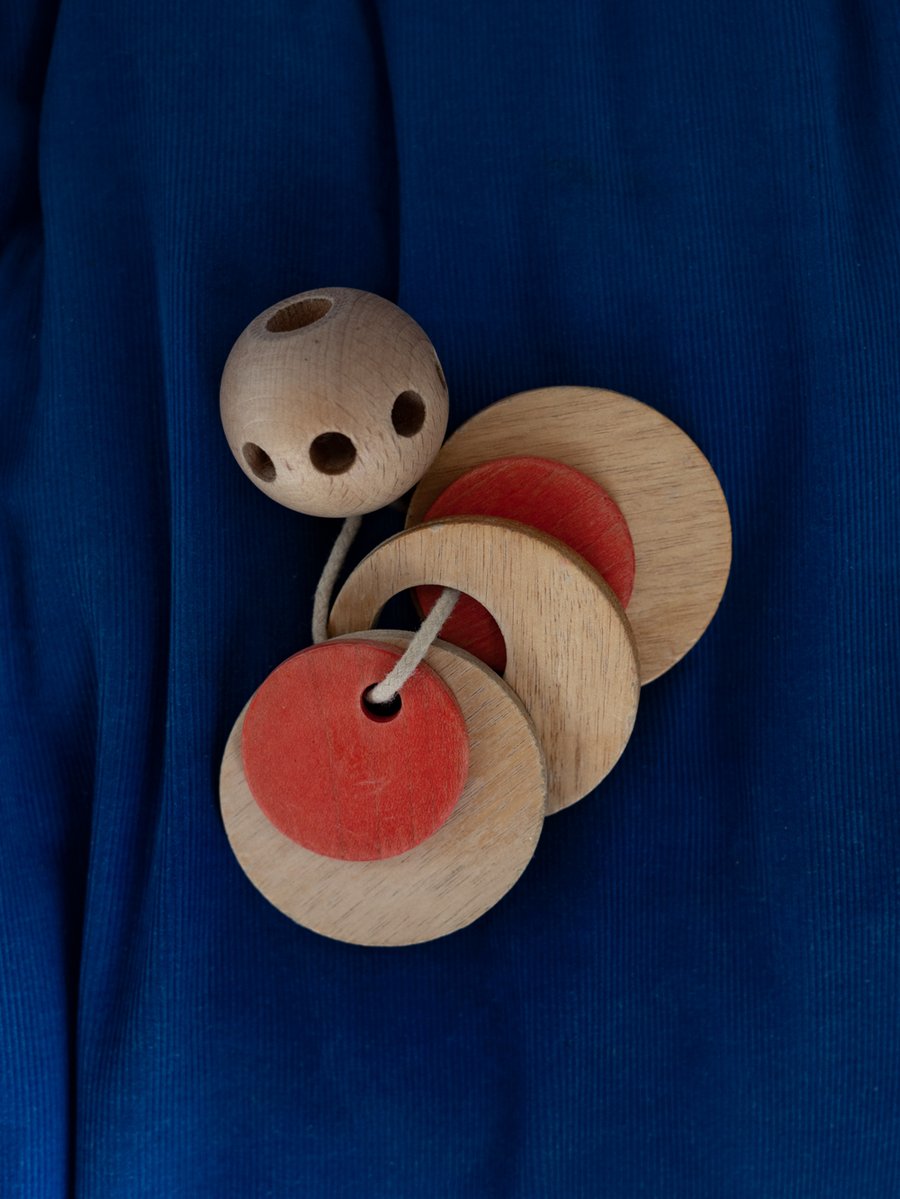 Image of wooden rattle toy