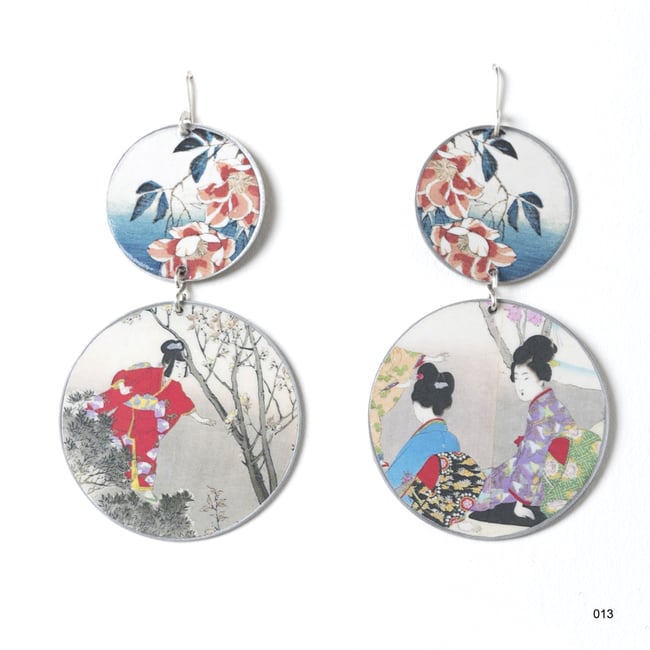 ORECCHINI DOPPIO CERCHIO - SURIMONO